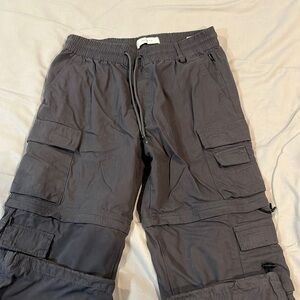 PacSun Baggy Gray Mens Cargo Pants Size M